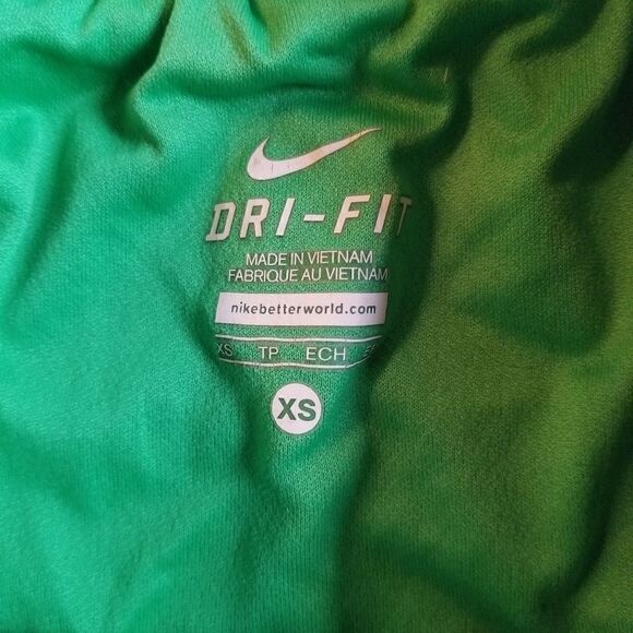 Womens Nike Dri Fit Tempo Running Shorts Black Yellow Green Size XS - Picture 3 of 5